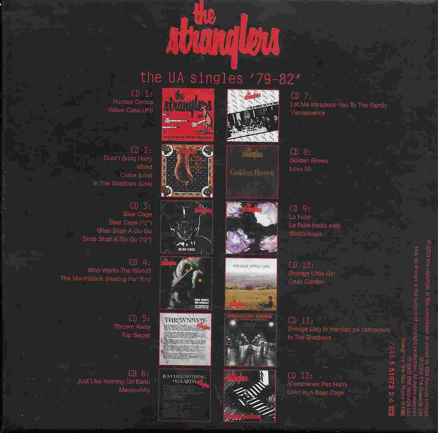 Picture of 559672 2 The UA singles 1980-1982 by artist The Stranglers  from The Stranglers